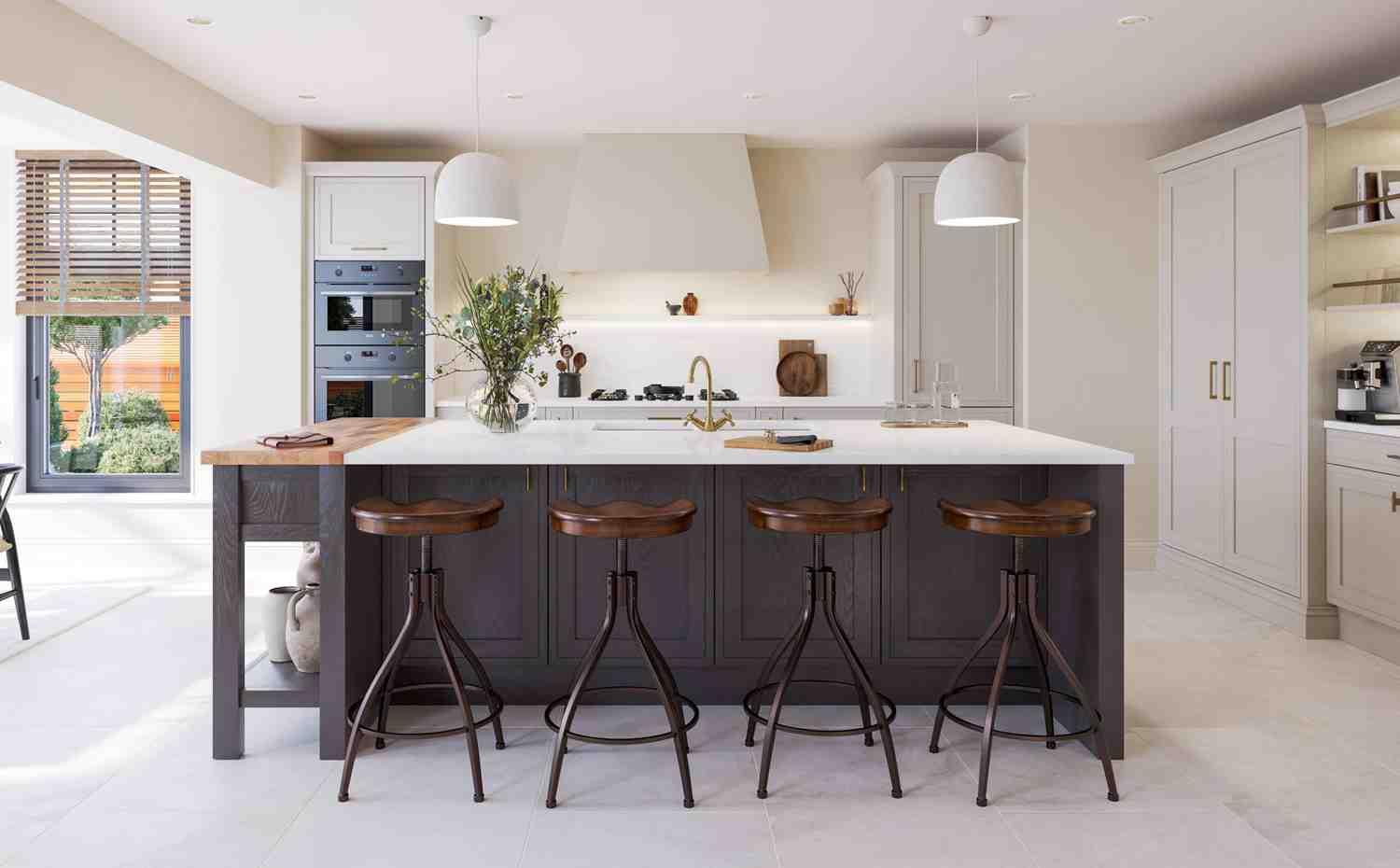 The  Mornington Vale - Paint Plus  door range is a classic, mock in-frame shaker kitchen designed and manufactured in the UK.